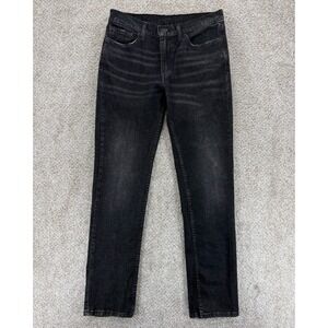 Levi's 511 Slim Fit Jeans Men's 32x32 Black Frogs Eye Stretch Denim EUC 02/2022